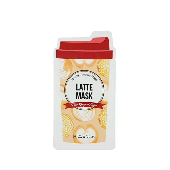 Отбеливающая маска с экстрактом кофе Арабика Hiddencos Latte Mask