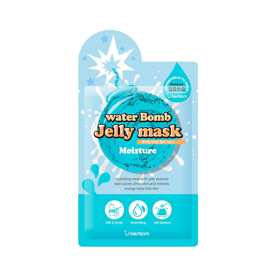 Тканевые маски-желе для лица Berrisom water Bomb Jelly mask - Moisture