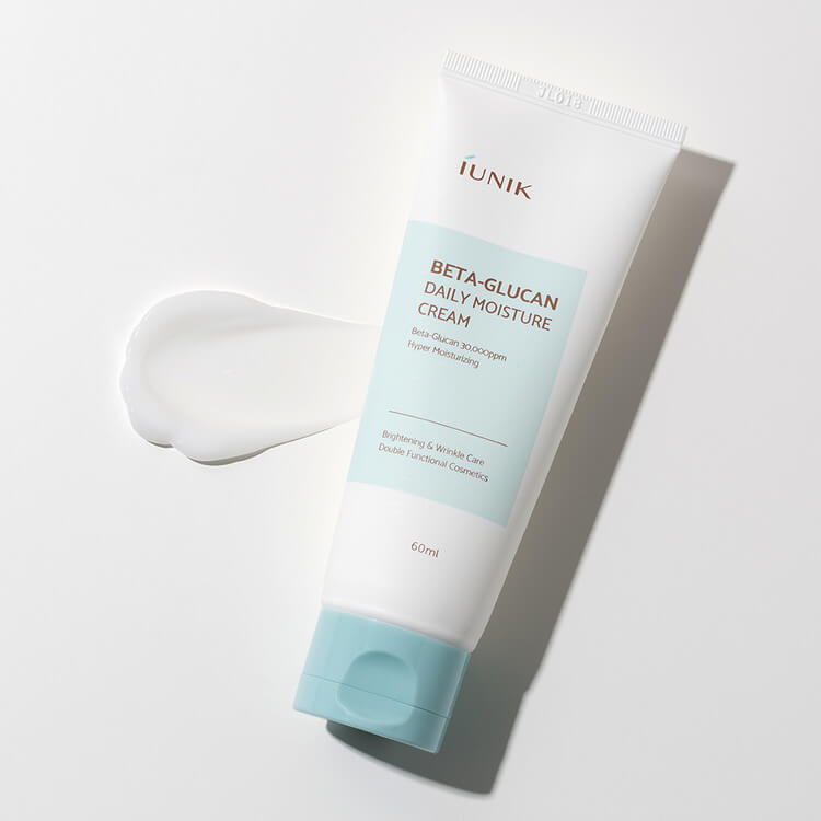 Увлажняющий крем для лица с бета-глюканом iUnik Beta Glucan Daily Moisture Cream