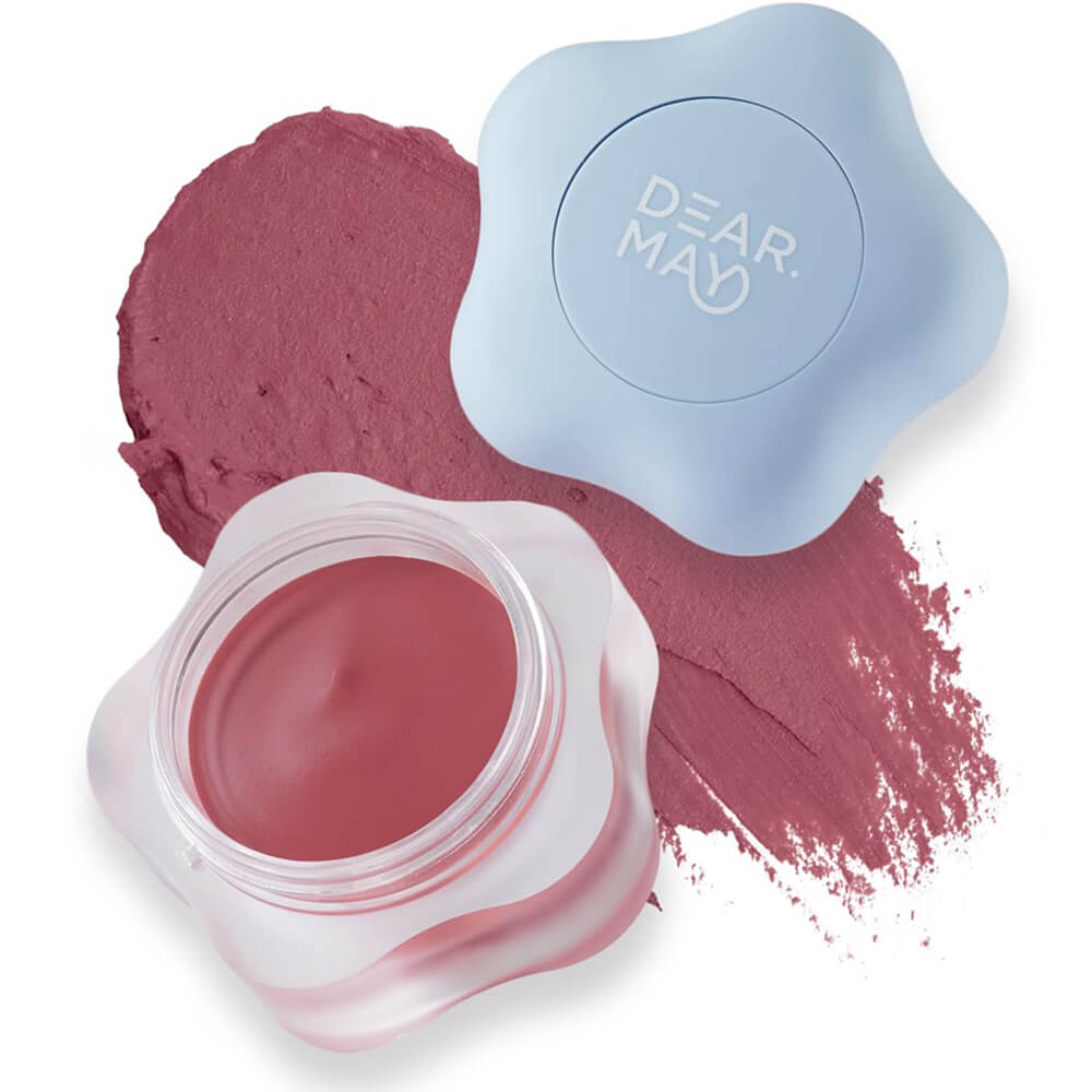 Вельветовый бальзам для губ и щёк DEARMAY Pure Falling Mood Lip Pot