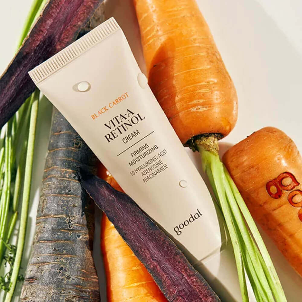Укрепляющий крем с ретинолом и чёрной морковью Goodal Black Carrot Vita-A Retinol Firming Cream