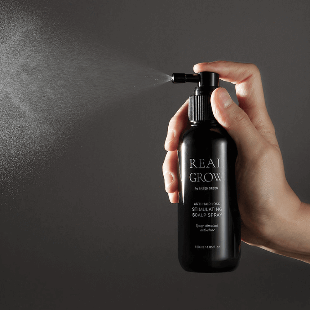 Стимулирующий спрей для роста волос RATED GREEN Real Grow Anti-Hair Loss Stimulating Scalp Spray