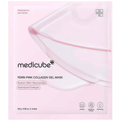 Гидрогелевая маска с ПДРН и коллагеном medicube PDRN Pink Collagen Gel Mask