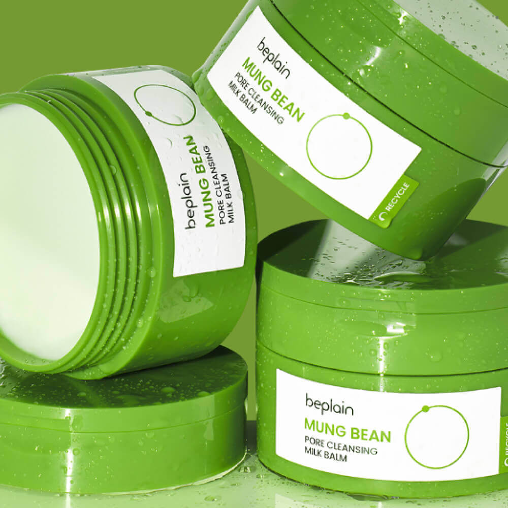 Молочный бальзам для глубокого очищения пор beplain Mung Bean Pore Cleansing Milk Balm