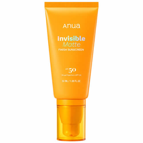 Матирующий солнцезащитный крем Anua Invisible Matte Finish Sunscreen SPF50