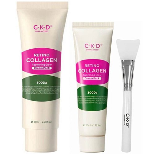 Коллагеновая маска-плёнка для подтяжки лица CKD Retino Collagen Tightening Glow Cream Pack