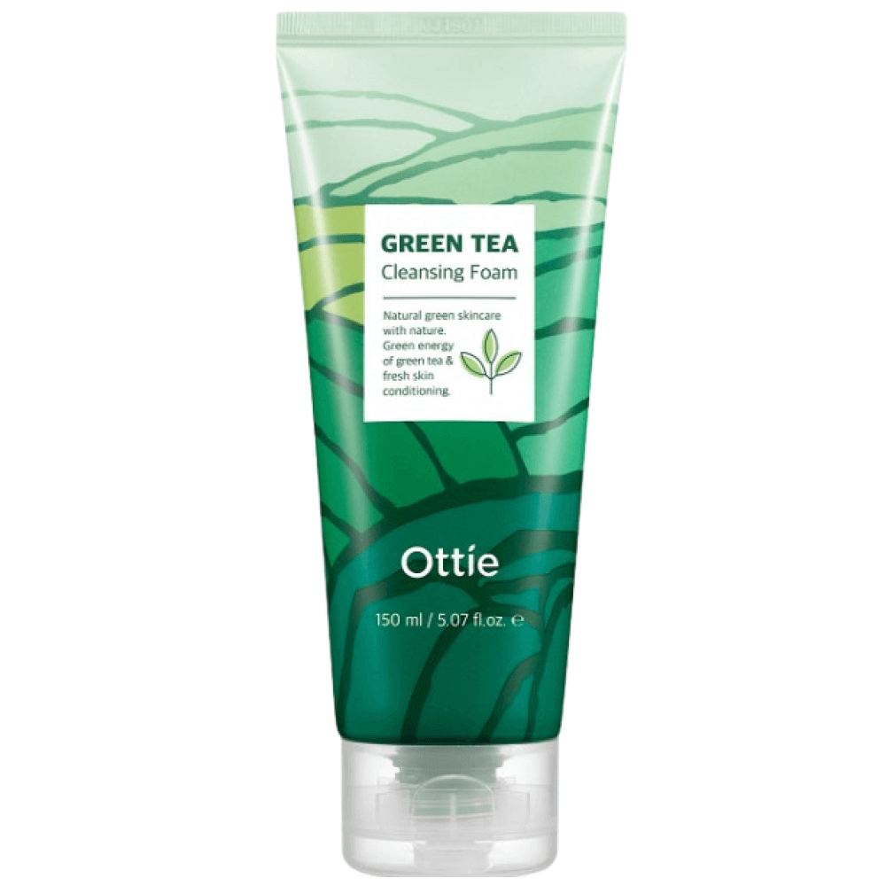 

Пенка для умывания с экстрактом зелёного чая Ottie Green Tea Cleansing Foam