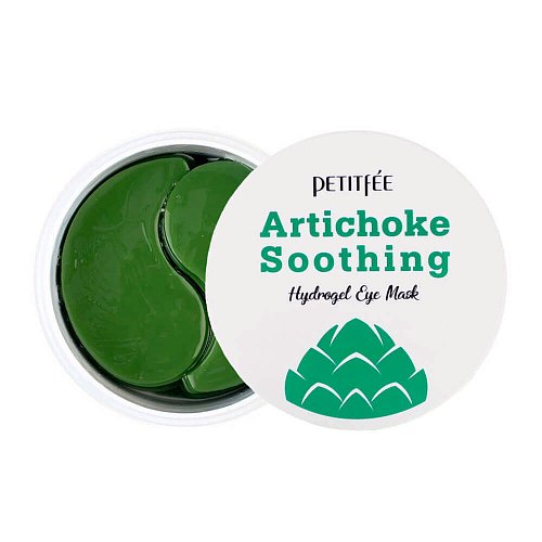 Противоотёчные гидрогелевые патчи с артишоком Petitfee Artichoke Soothing Hydrogel Eye Mask