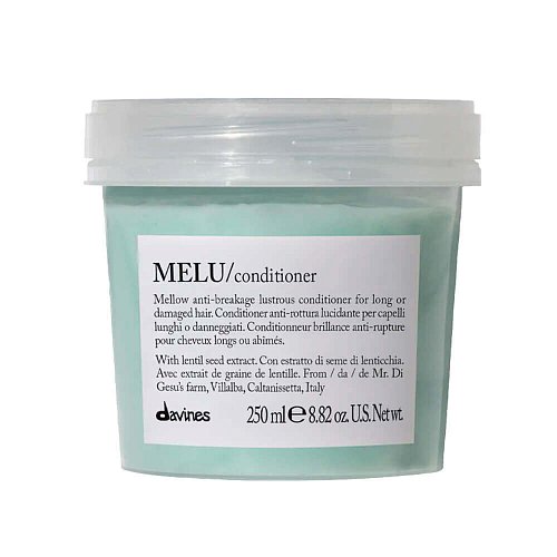 Кондиционер от ломкости для длинных волос с экстрактом чечевицы Davines MELU Conditioner