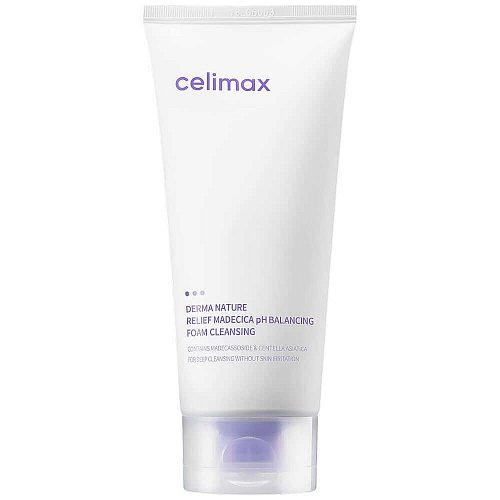 Слабокислотная пенка для умывания Celimax Derma Nature Relief Madecica pH Balancing Foam Cleansing