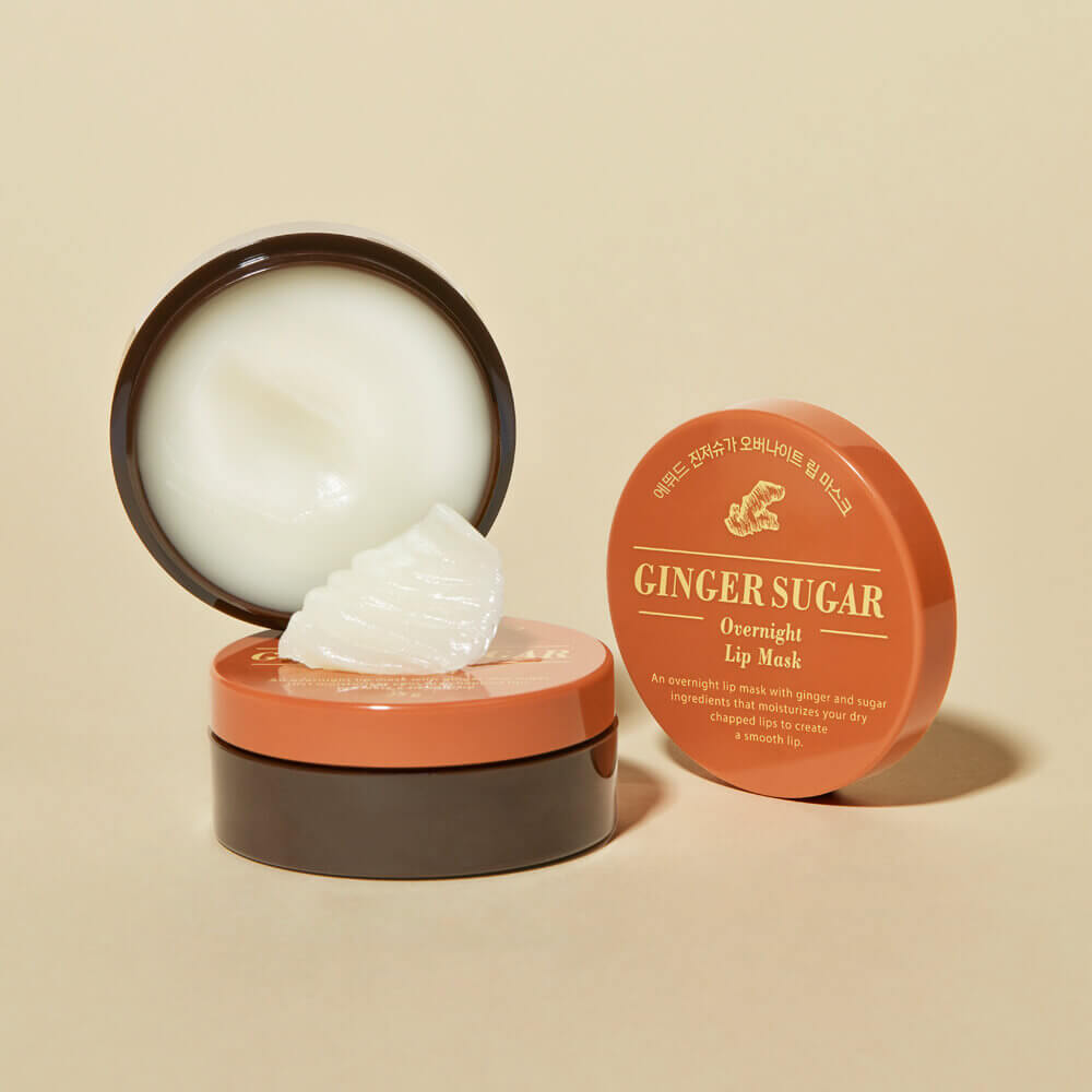 Питательная ночная маска для губ с имбирём ETUDE Lip Mask Overnight Ginger Sugar
