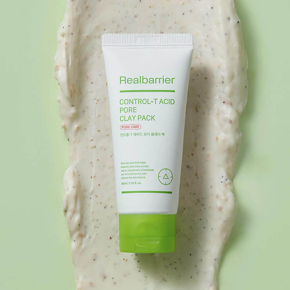 Глиняная маска для глубокого очищения и обновления кожи Real Barrier Control-T Acid Pore Clay Pack