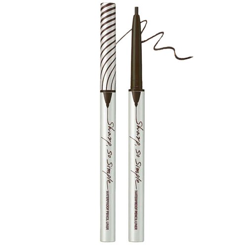 Водостойкая подводка-карандаш для глаз CLIO Sharp So Simple Pencil Liner