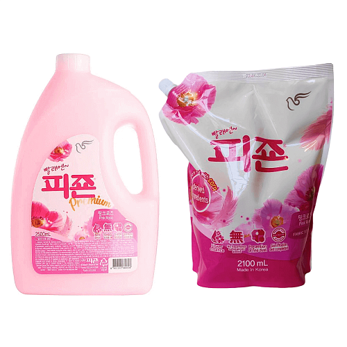 Деликатный кондиционер для белья с ароматом розы Pigeon Regular Fabric Softener Pink Rose