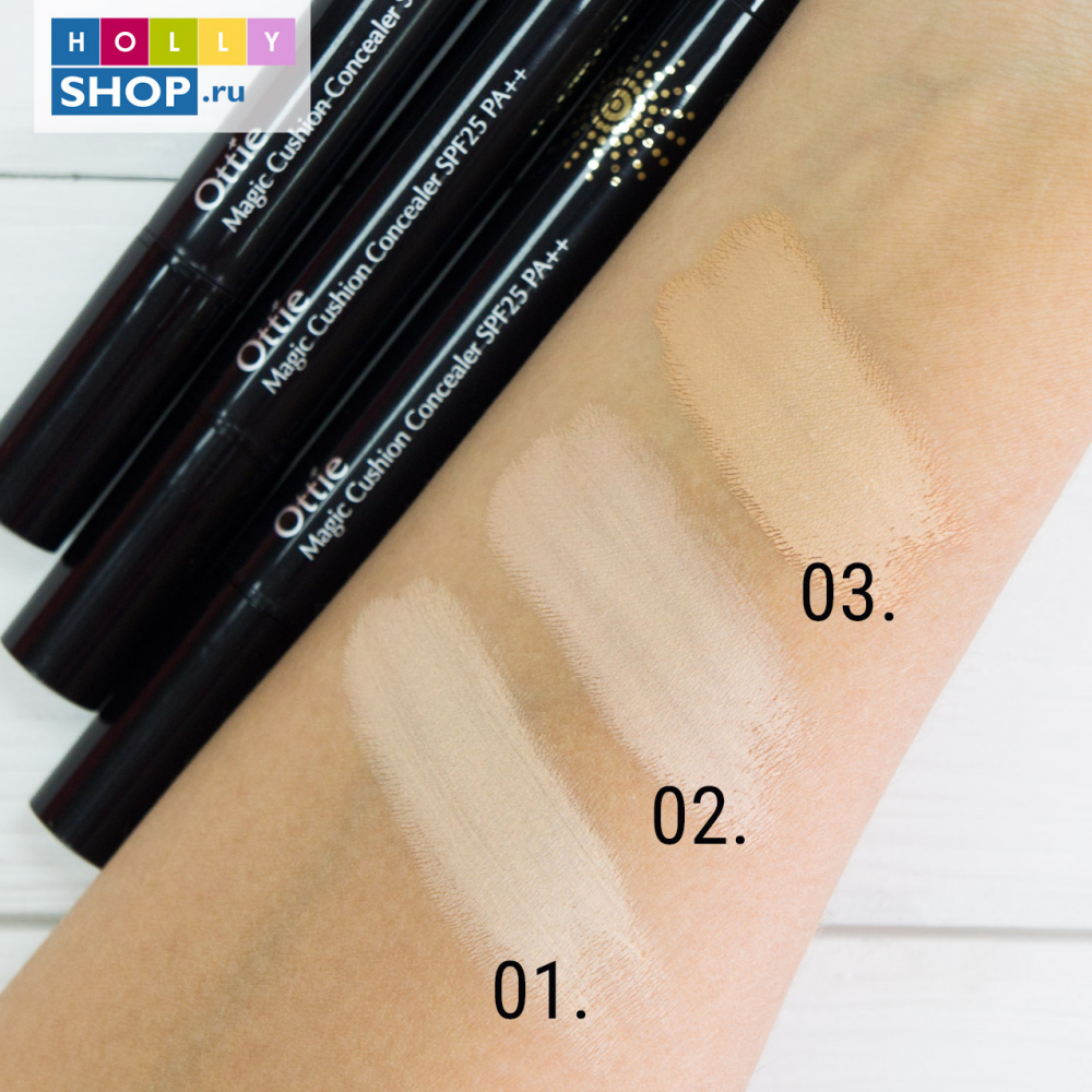 Консилер-кушон от несовершенств Ottie Magic Cushion Concealer SPF25PA++
