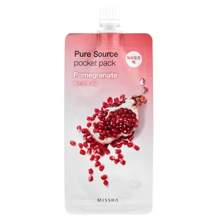 Компактные маски для лица Missha Pure Source Pocket Pack - Гранат
