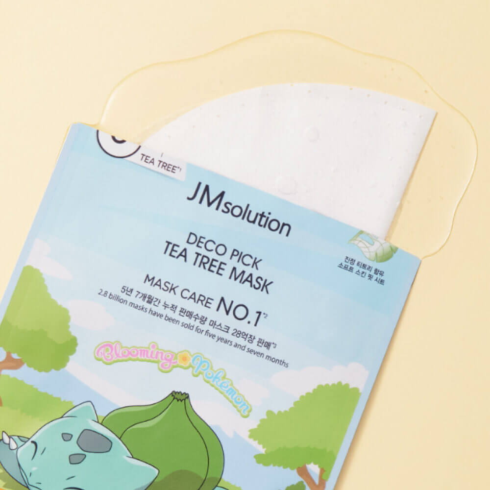 Тканевая маска с чайным деревом против воспалений JMsolution Mask Deco Pick Tea Tree Mask