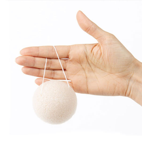 Очищающий спонж конняку Trimay White Konjac