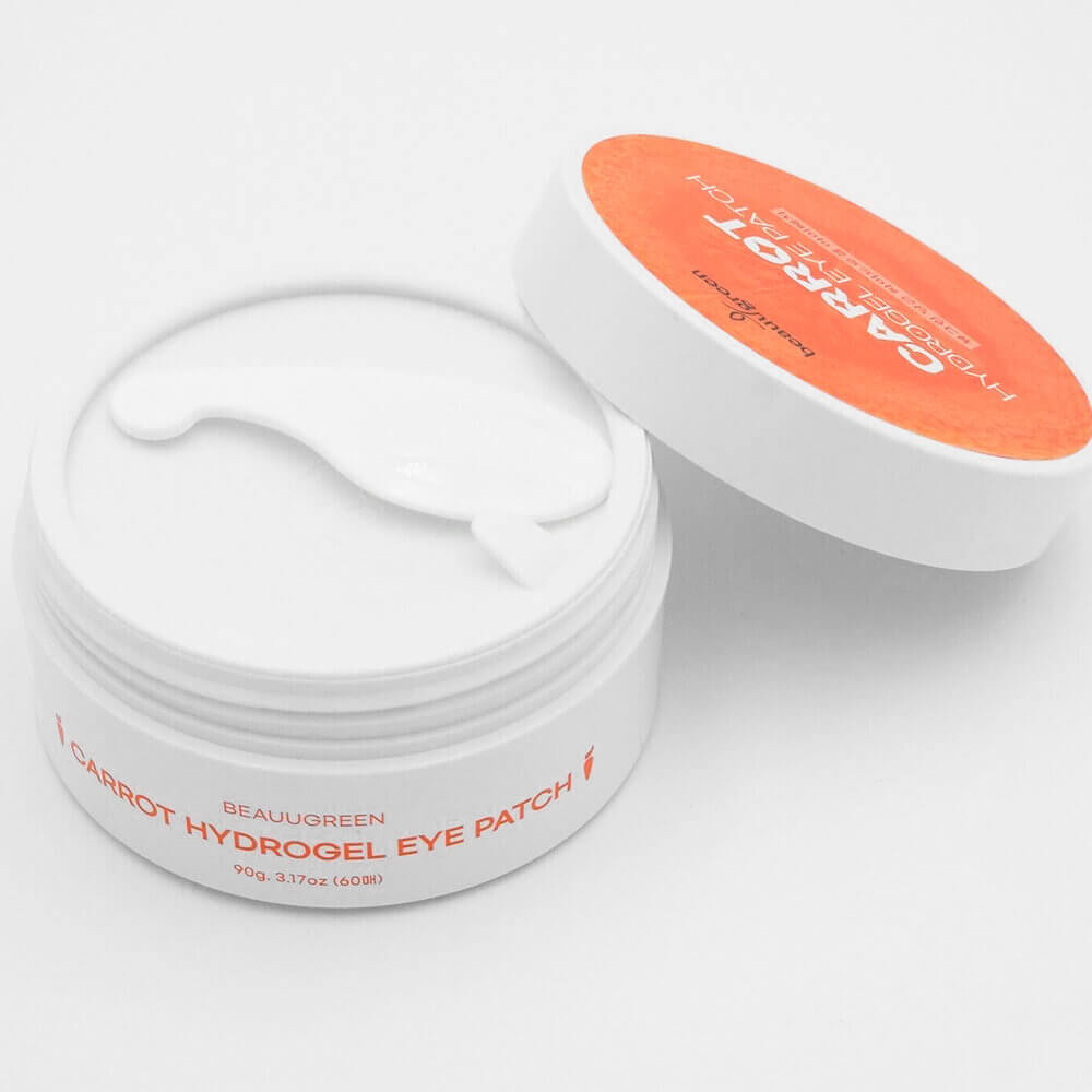 Антиоксидантные гидрогелевые патчи с морковью Beauugreen Carrot Hydrogel Eye Patch
