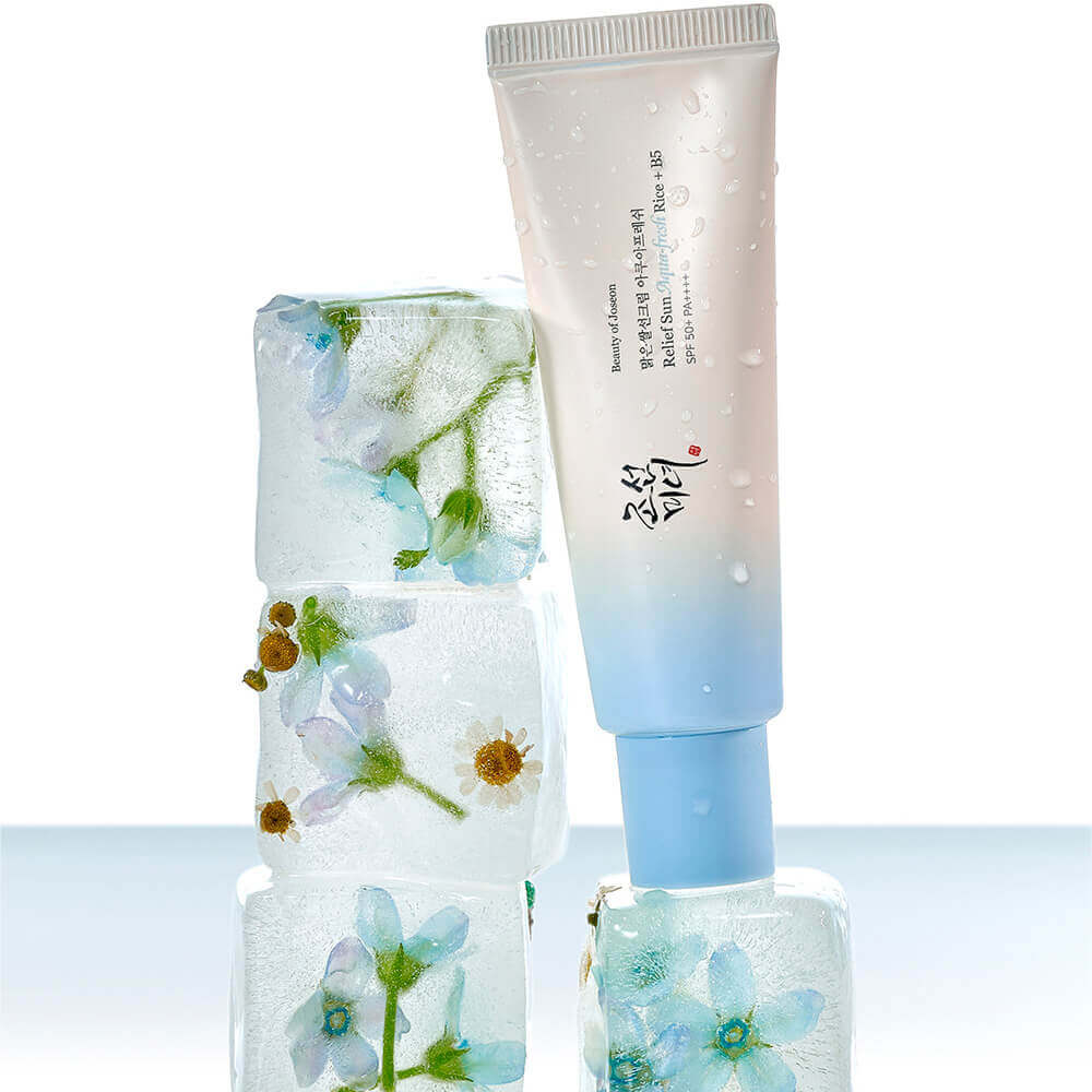 Лёгкий солнцезащитный крем с пантенолом Beauty of Joseon Relief Sun Aqua-fresh Rice+B5 SPF50+ PA++++