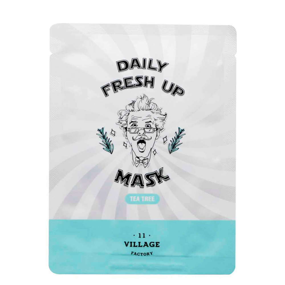 Тканевая маска с экстрактом чайного дерева Village 11 Factory Daily Fresh Up Mask Tea Tree
