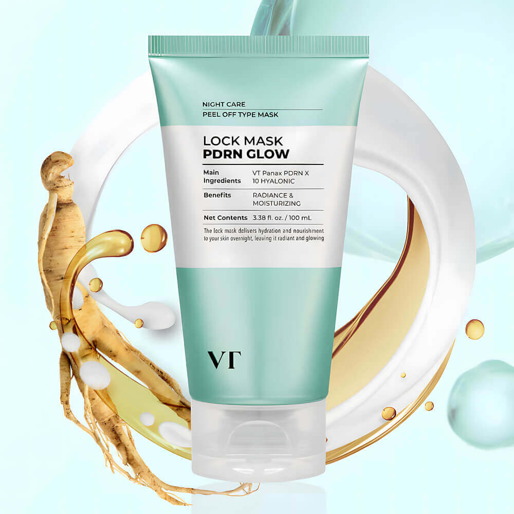 Ночная маска-плёнка для увлажнения и сияния кожи с ПДРН VT Cosmetics PDRN Glow Lock Mask