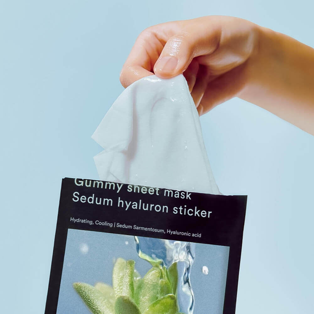 Ультраувлажняющая маска с акваксилом Abib Gummy Sheet Mask Sedum Hyaluron Sticker