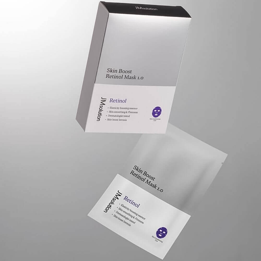 Тканевая маска-бустер с ретинолом JMsolution Skin Boost Retinol Mask 1.0