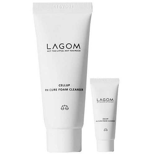 Увлажняющая слабокислотная пенка для умывания Lagom Cellup Ph Cure Foam Cleanser
