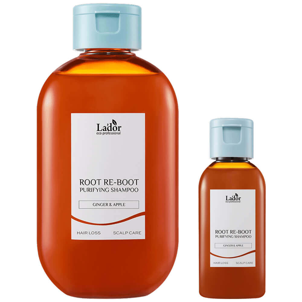Шампунь для чувствительной кожи головы Lador Root Re-Boot Purifying Shampoo Ginger & Apple