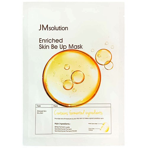 Тканевая маска с лизатом бифидобактерий JMsolution Enriched Skin Be Up Mask