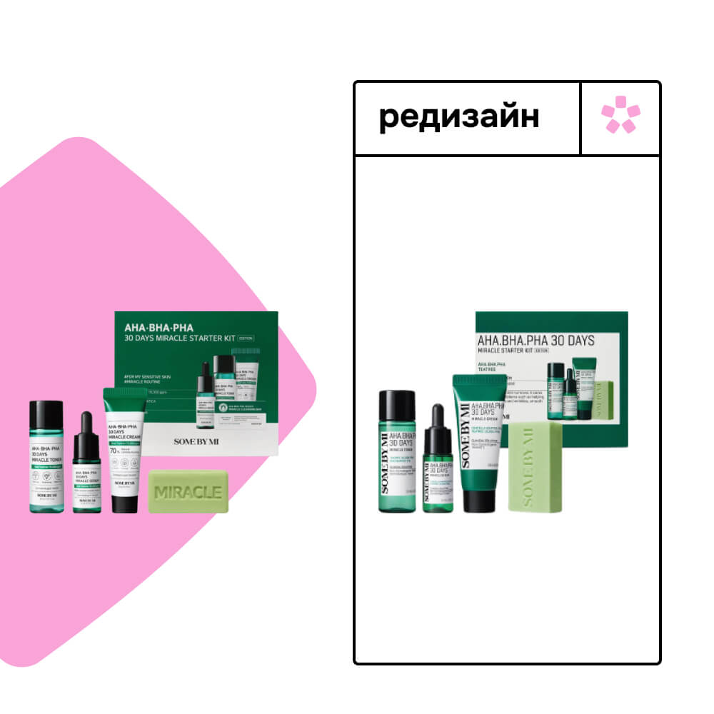Набор с кислотами для проблемной кожи Some By Mi AHA-BHA-PHA 30 Days Miracle Starter Kit