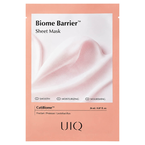Тканевая барьерная маска с пробиотиками UIQ Biome Barrier Sheet Mask