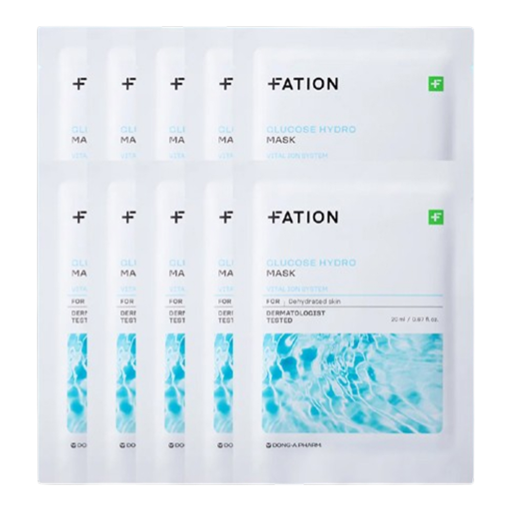КОРОБКА Интенсивно увлажняющая тканевая маска FATION Glucose Hydro Mask Sheet