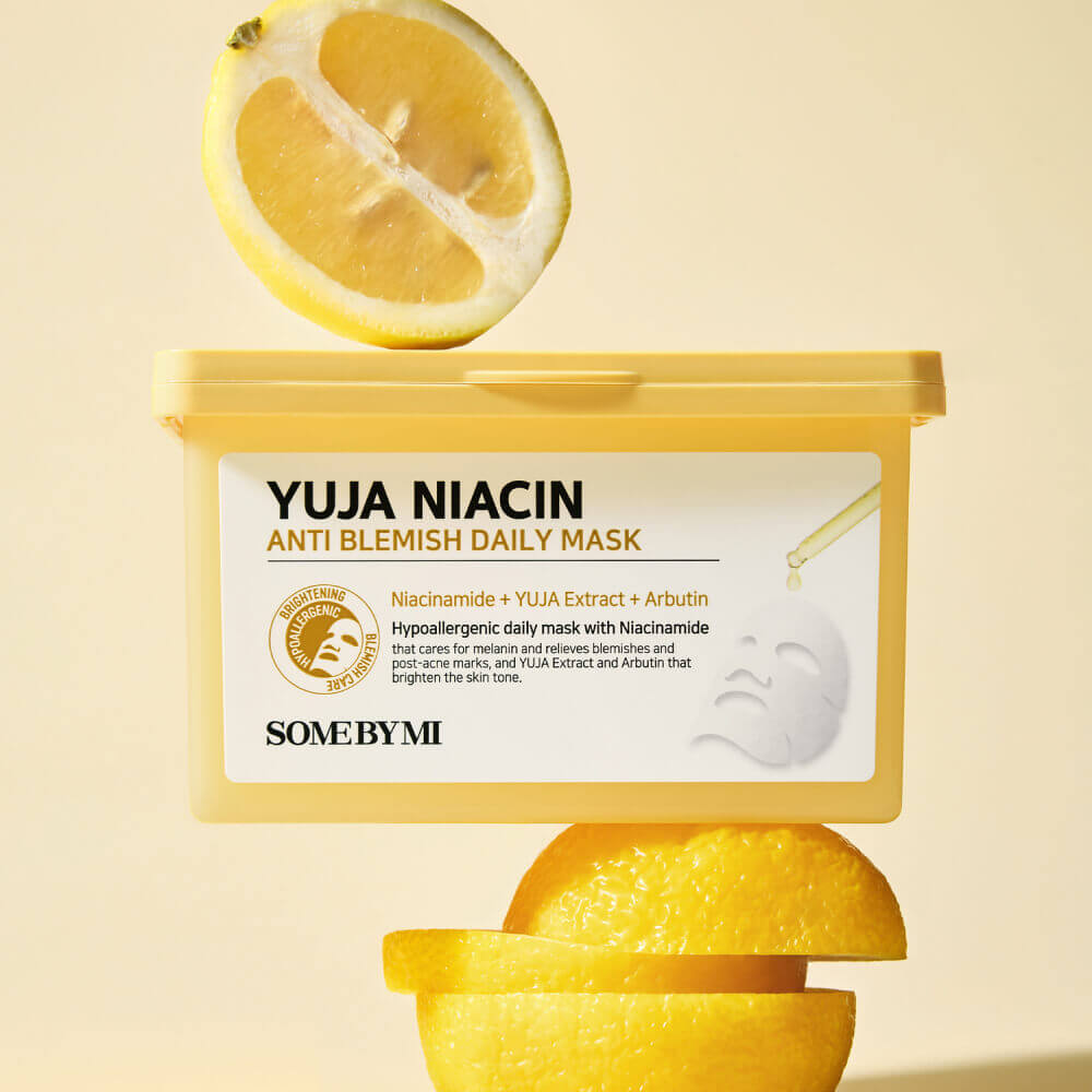Набор масок SOME BY MI Yuja Niacin Anti Blemish Daily Mask