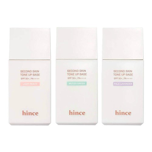 Тонирующая солнцезащитная база под макияж hince Second Skin Tone Up Base SPF50+ PA++++