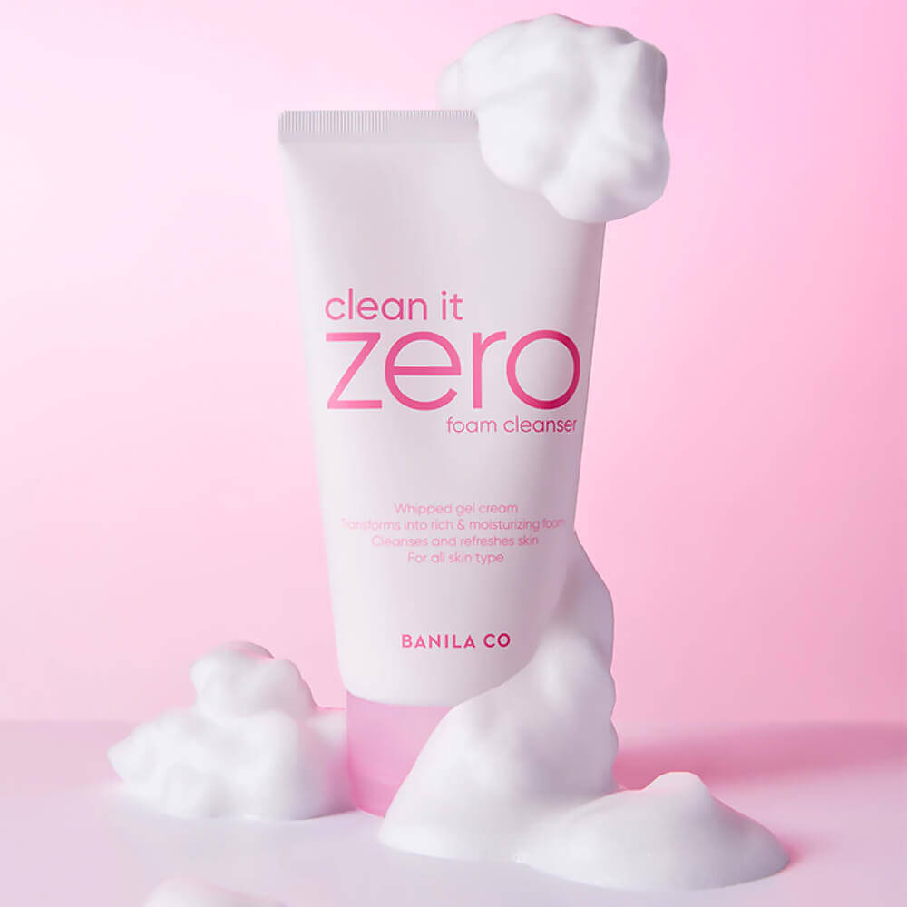 Мягкая пенка для умывания с женьшенем BANILA CO Clean It Zero Foam Cleanser