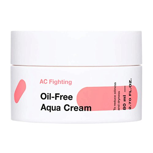 Безмасляный крем-гель от жирного блеска TIAM AC Fighting Oil-Free Aqua Cream 