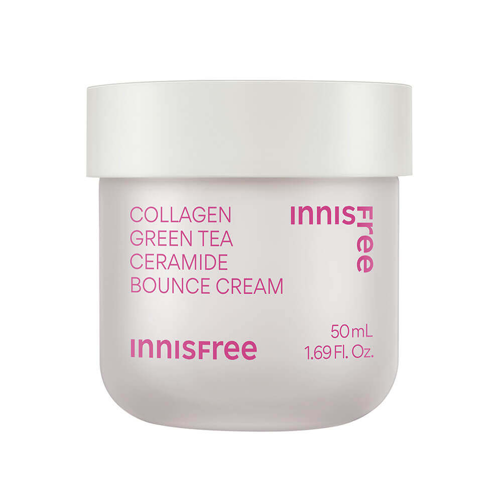 Крем для упругости кожи с коллагеном Innisfree Collagen Green Ceramide Bounce Cream