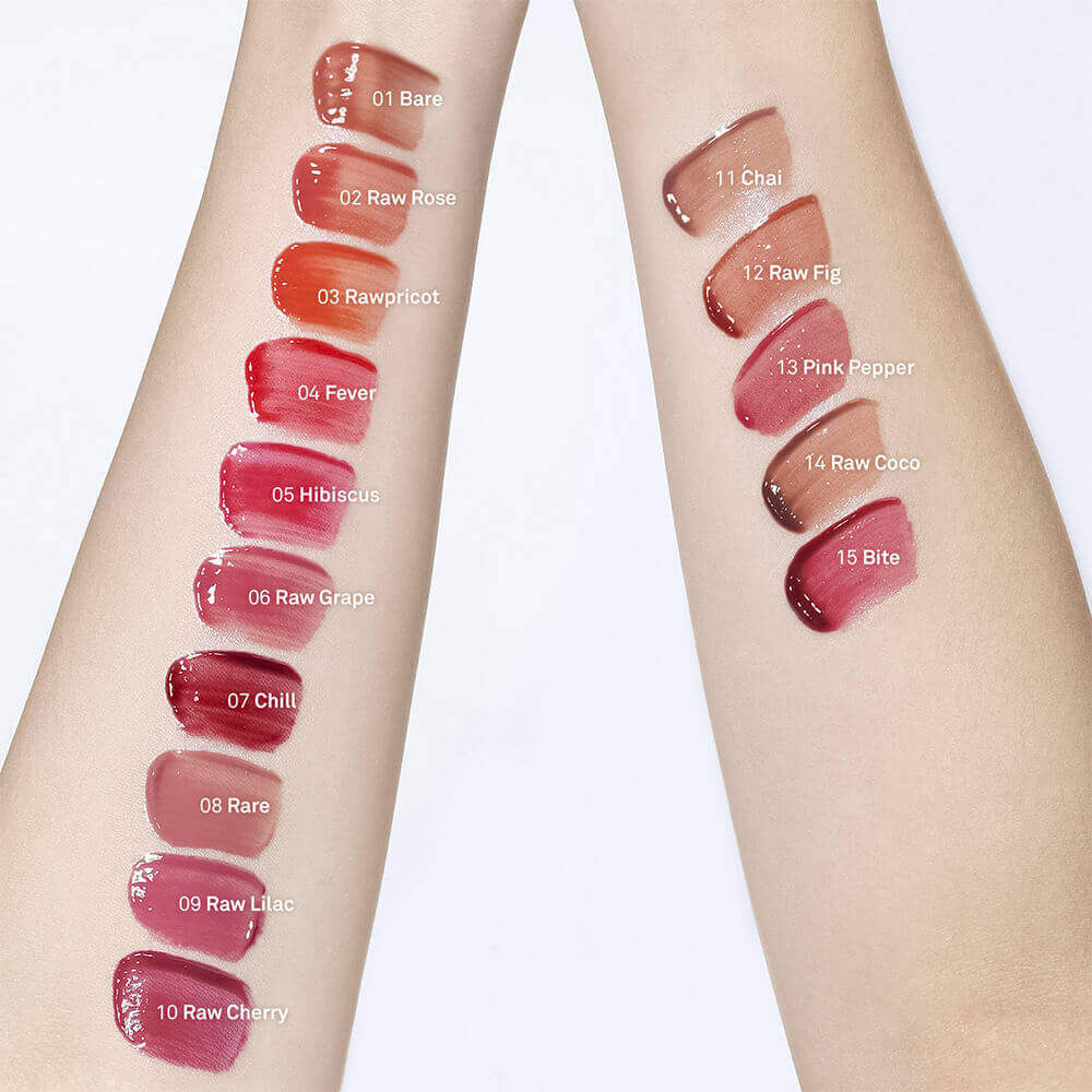 Гелевый тинт для губ с глянцевым финишем hince Raw Glow Gel Tint