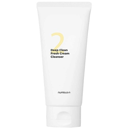 Кремовая пенка для глубокого очищения numbuzin No. 2 Deep Clean Fresh Cream Cleanser