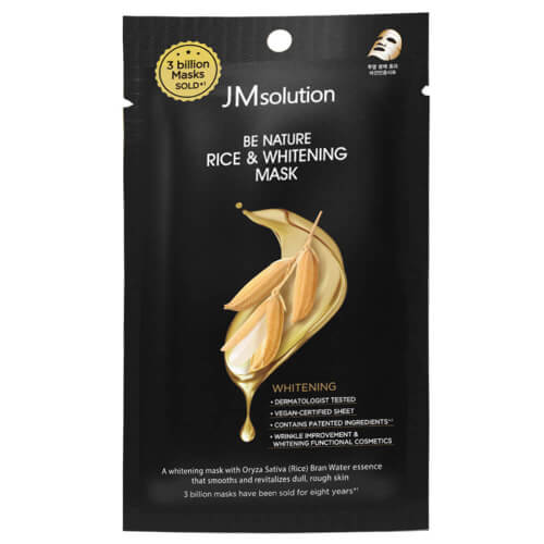 Тканевая маска с экстрактом риса JMsolution Be Nature Rice & Whitening Mask