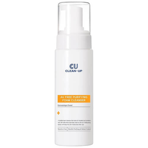 Очищающая пенка для проблемной кожи CUSKIN Clean-Up AV Free Clean Foam Cleanser