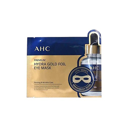 Омолаживающая маска вокруг глаз с коллагеном и золотом AHC Premium Hydra Gold Foil Eye Mask