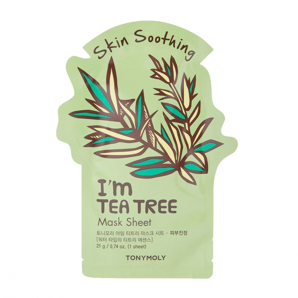 Тканевые маски Tony Moly I'm Real Mask Sheet Tea Tree - Чайное дерево