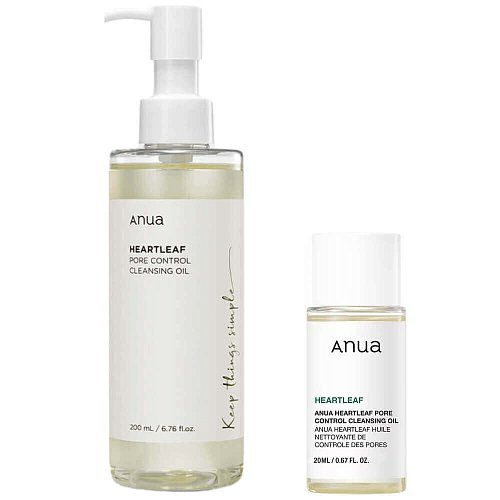 Гидрофильное масло для глубокого очищения пор Anua Heartleaf Pore Control Cleansing Oil