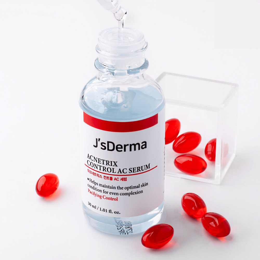 Сыворотка с цинком для проблемной кожи JsDerma Anti Ac Serum Acnetrix Niacinamide 8% Zn-PCA 1%