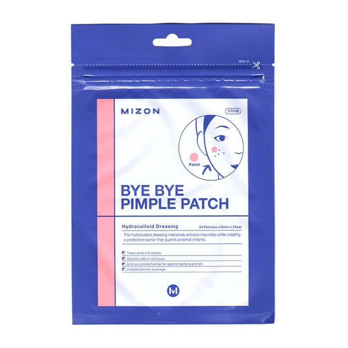 Противовоспалительные локальные патчи от прыщей Mizon Bye Bye Pimple Patch