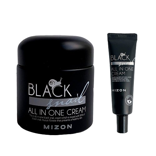 Крем для лица c экстрактом черной улитки Mizon Black Snail All In One Cream
