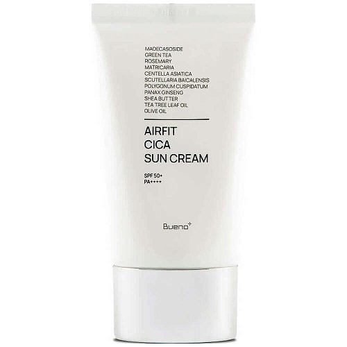 Осветляющий солнцезащитный крем с центеллой Bueno Perfect Airfit Cica Sun Cream SPF50+ PA++++